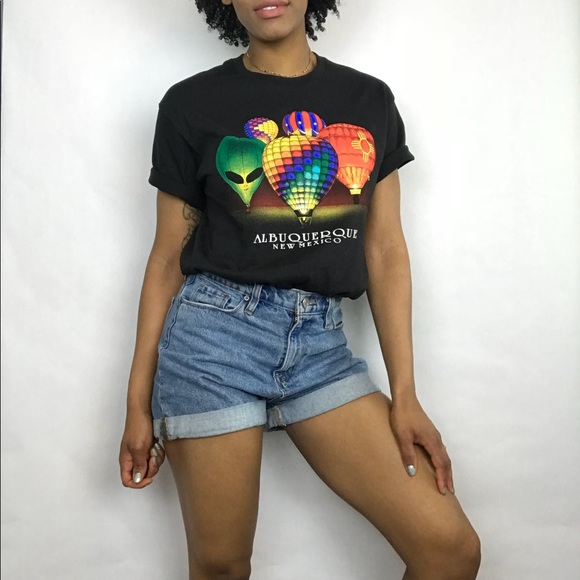 Vintage Tops - Albuquerque New Mexico Hot Air Ballon Graphic Tee